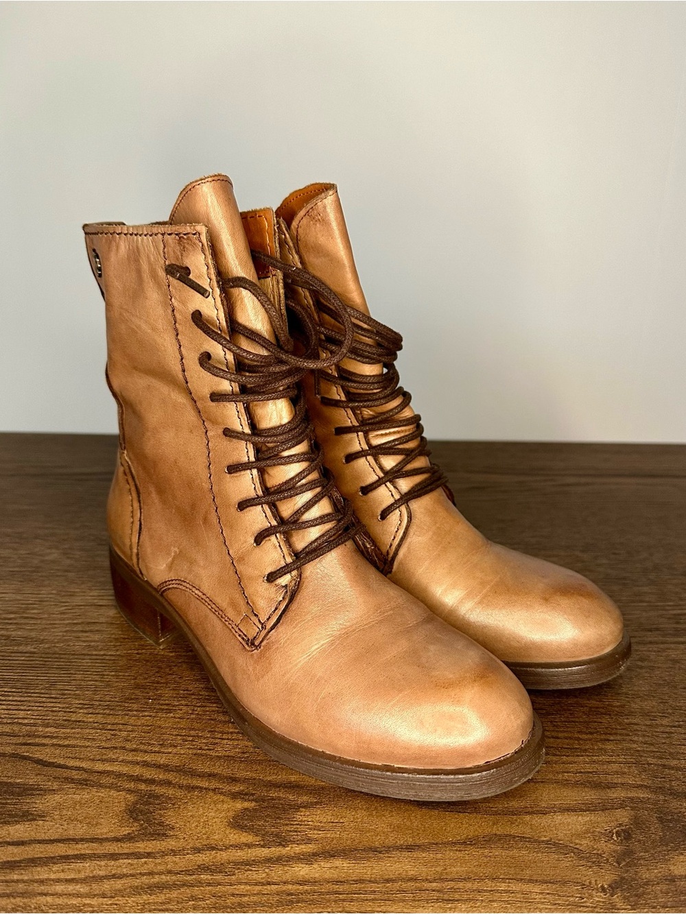 Sam Edelman Karla Combat Boot Brown Size 6